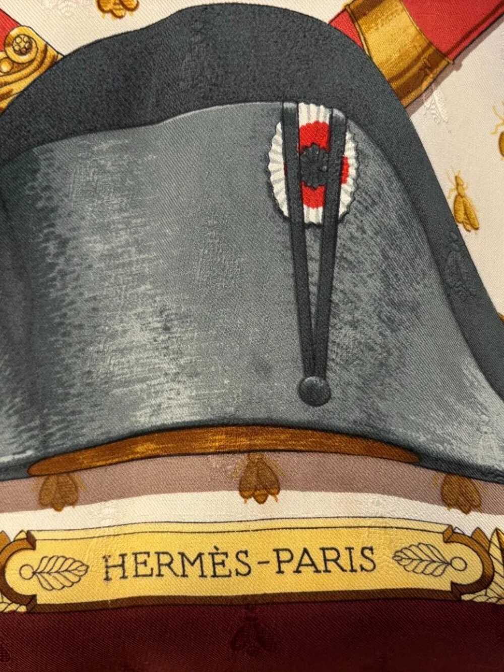 100% Authentic Hermes Napoleon Scarf by Philippe Ledoux - Picture 2 of 8